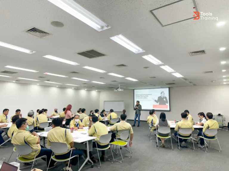 บรรยากาศการฝึกอบรมการแก้ปัญหาด้วยทักษะ Problem-Solving Skills