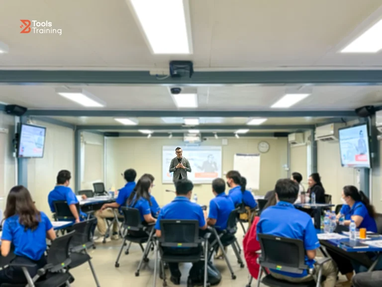 บรรยากาศการฝึกปฏิบัติ Role Play ในหลักสูตร Coaching Skills Development